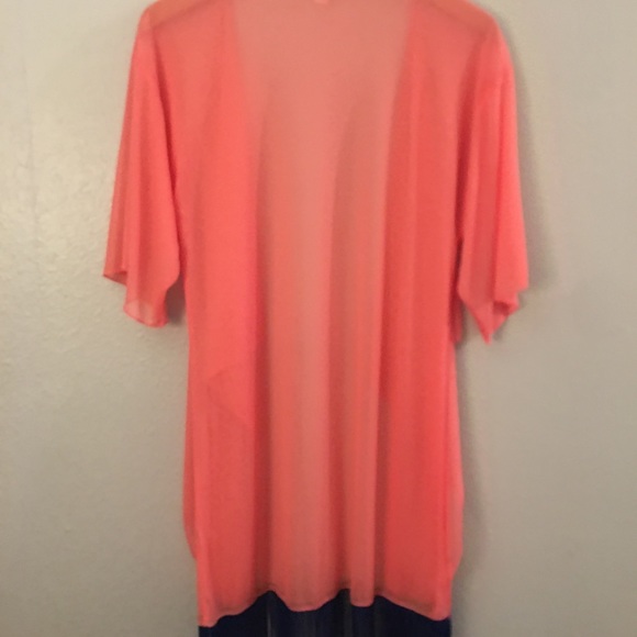 Lularoe coral kimono NWOT - Picture 2 of 3